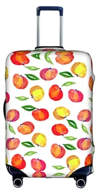 Produktbild von Kofferhülle, Gepäckschutz, elastisch, kratzfest, Reisezubehör, geeignet für Gepäckstücke von 45,7 bis 81,3 cm, weiß, Größe S