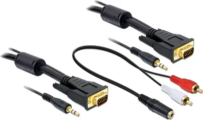 Image de DeLOCK Câble VGA + son 2m mâle-mâle