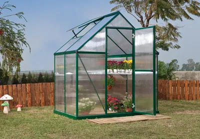 Image de Serre de jardin 2.3m² vert - Palram - 701637 - mythos