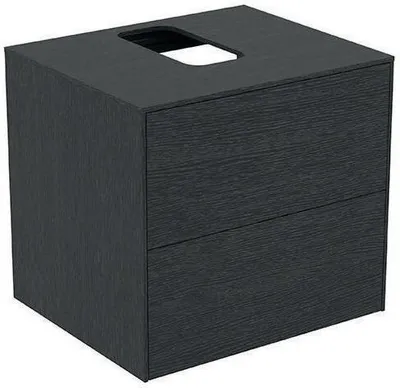 Produktbild von Schubladenfront CONCA obere für WTU, 580x267mm Eiche geflammt Eiche geflammt