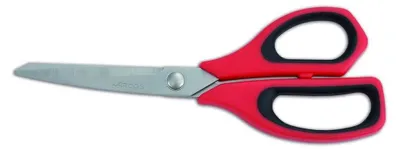Küchenschere 240 mm, Edelstahl, rot/schwarz