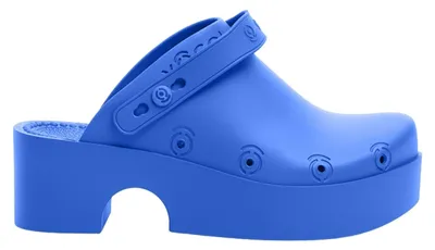 Produktbild von Xocoi Damen Plateau-Hausschuhe Blaue Sandalen 37
