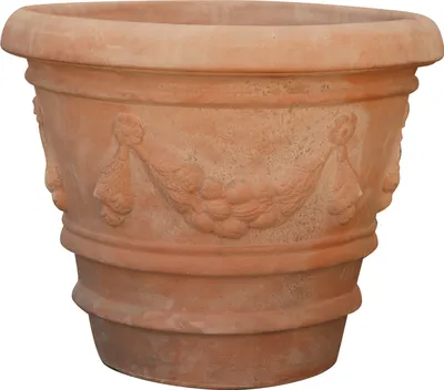 Produktbild von Topf terracotta 70x52x70 cm, Vase aus ton, Vasen deko
