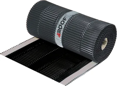 Zdjęcie produktu dla 4ROOF Taśma kalenicowa IZOVENT AL 300 mm x 5 m antracyt dach wentylacja 100% aluminium odporna wysokiej jakości perforacja wytrzymała 2 rolki = 10mb