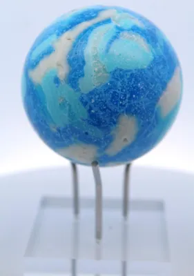 Produktbild von Larimar Kugel 65mm Dominikanische Republik Ozeanblau Natur Edelstein