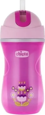 Obrázok produktu pre CHICCO Hrnček Sport termo so slamkou 266 ml ružový 14m+