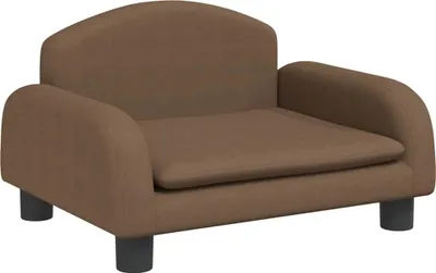 Obrázok produktu pre vidaXL Detská pohovka hnedá 50x40x30 cm Látka