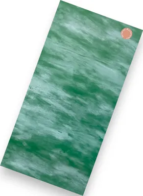 Produktbild von Sandras-Bastelladen - Multicolor - Kerzen Verzierwachsplatte - 200 x 100 x 0,5mm Hellgrün Marmoriert