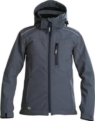 Produktbild von DASSY Softshell Jacke TAVIRA Damen Gr. XS grau