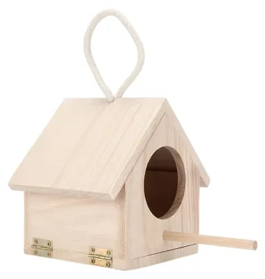 Image de Nichoir en bois pour les oiseaux de jardin et pour la nidification