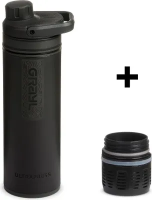 Produktbild von GRAYL UltraPress™ Purifier Bottle Covert Black + Ersatzfilter