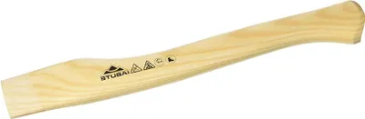 Obrázek produktu pro Náhradní násada STUBAI pro kuchyňskou sekeru 6722 - 360 mm zakřivená násada z bukového dřeva - Ergonomicky tvarovaná, robustní a odolná - Vhodná pro sekery do 600 g - Náhradní dřevěná násada bez klínu