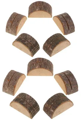 Produktbild von 20 Stück Holz Fotohalter Sitzkartenhalter Kartenhalter Tischkartenhalter Menükartenhalter für Hochzeit