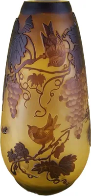 Produktbild von Vase Kameoglas Cameoglas Weinrebe