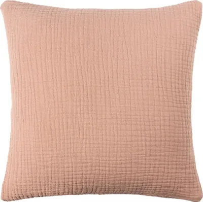 Produktbild von Yard - Zerknittert - Kissenhülle "Lark", Baumwolle RV2941 (45 cm x 45 cm) (Tonerde-Rosa)