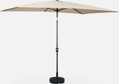 Produktbild von sweeek - Rechteckiger Sonnenschirm 2x3m - Sand