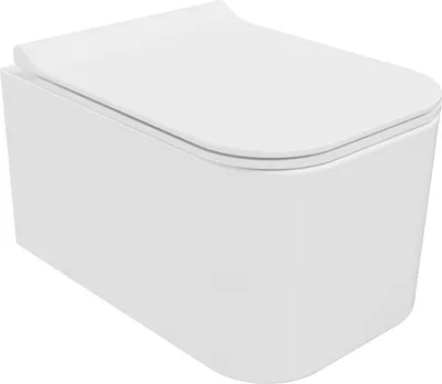 Produktbild von Mexen Elis WC-Schüssel Randlos mit slim Sitz und Absenk-Automatik, duroplast, Weiß - 30910700