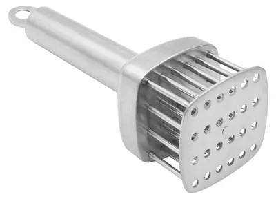 Fleischklopfer aus Edelstahl – 20x6x5,5 cm – 233 g – für Steak, Hähnchen, BBQ
