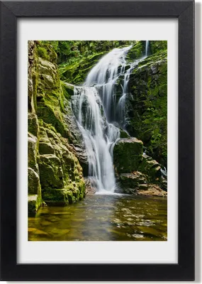 Produktbild von Bild 20x30 MDF-Rahmen, Wandkunst Wasserfall