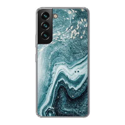 Produktbild von MuchoWow® Handyhülle Schutzhülle Hülle für Samsung Galaxy S22 Plus Naturstein - Glitter - Muster Silikon Softcase Handy Hülle - Schutzabdeckung