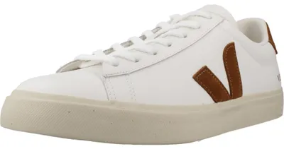 Produktbild von Veja Campo Sneaker für Herren in Weiß mit Cognac-Details, Größe 44