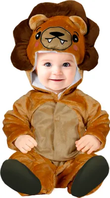 Immagine prodotto di Loewe Costume di Carnevale con cappuccio Tuta con animali soffici Marrone Tuta di Carnevale per bambini, taglia: 86/92 Colore: Arancione