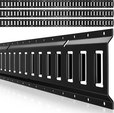 Obrázek produktu pro Upevňovací lišty E-Track - Sada čtyř kusů - Délka 2,3 m - Nosnost až 909 kg - Pro přívěsy, dodávky a dodávkové vozy - Pro garáže, motocykly a čtyřkolky - Upevnění nákladu