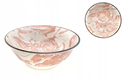 Produktbild von Emro Aziatica Doragon Pink Ramen Schüssel 20,5 cm Japan
