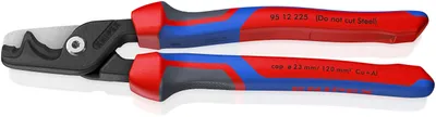 Produktbild von KNIPEX StepCut XL Kabelschere mit Stufenschnitt, 225 mm, 95 12 225