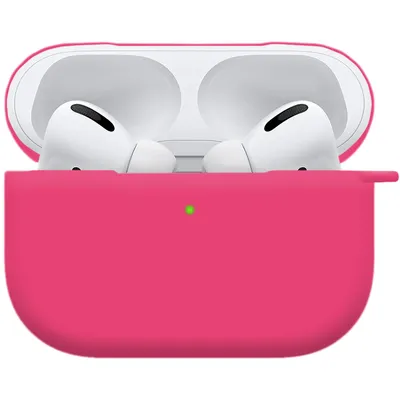 Produktbild von PhoneNatic Case kompatibel mit AirPods Pro (2019) - Hülle Silikon pink Cover Tasche