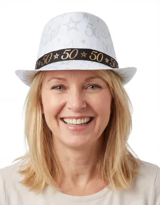 Produktbild von 50. Geburtstag Gangster-Hut - Einheitsgröße