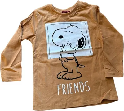 Produktbild von Peanuts Langarm T-Shirt für Jungen | "Snoopy" | Braun | braun,116