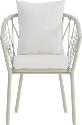 Image de Linos chaise de jardin blanc.