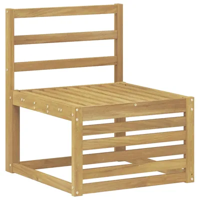 Produktbild von vidaXL Outdoor Mittelsofa Massivholz Akazie Weiß 63 x 59 x 73 cm