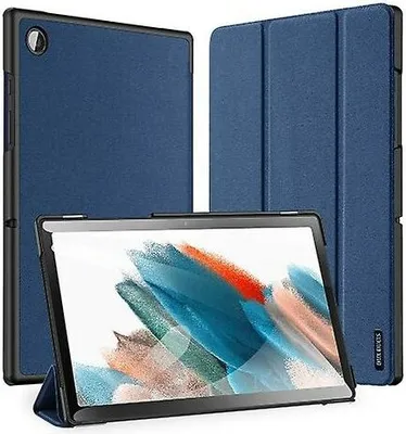 Obrázek produktu pro Dux Ducis pouzdro typu kniha tvrdá skořepina s funkcí Smart Sleep stand pro tablet SAMSUNG GALAXY TAB A8 10.5 (SM-X200) pouzdro peněženka ochranný kryt modré barvy