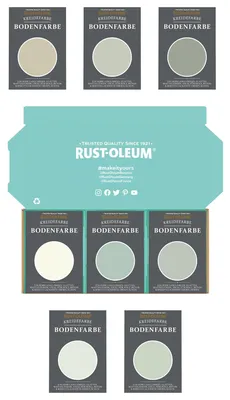 Productafbeelding van Rust-Oleum vloerverf, proefverpakking - Frisse groentinten