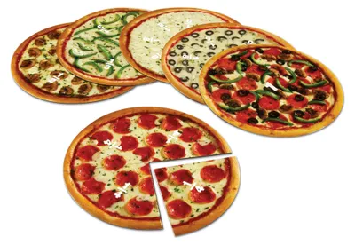 Produktbild von Learning Resources Magnetic Pizza Fractions, Brettspiel, Bildend, 6 Jahr(e)