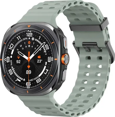 Productafbeelding van imoshion Ocean Siliconenband voor de Samsung Galaxy Watch Ultra 2 (2026) / Ultra (2024/2025) - Grayish Green