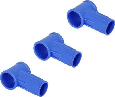 Produktbild von Bestway® Ersatzteil-Set T-Verbinder (blau / 3 Stück) für Steel Pro™ Pools 400 x 211 x 81 cm, eckig