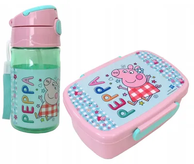 Produktbild von Astra Peppa Pig Trinkflasche mit Brotdose für Kinder