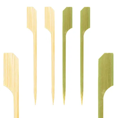 Produktbild von 250x Fingerfood Spieße "Golf" aus Bambus 9cm