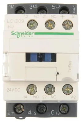 Imagen del producto de Contactador GS LC1D09BD, 9A, 24V, marca GS