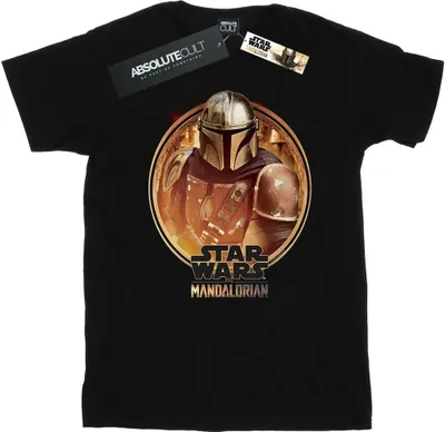 Produktbild von Star Wars - "The Mandalorian" T-Shirt für Damen BI45559 (5XL) (Schwarz)