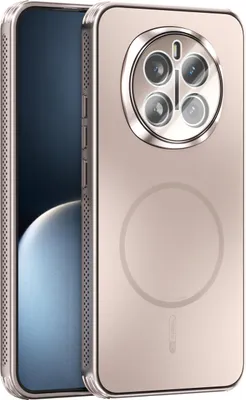 Produktbild von Matte PC TPU Hülle für Honor Magic7 Magnetische Handyhülle mit Linsenabdeckung und Wärmeableitung Stoßstange Gold