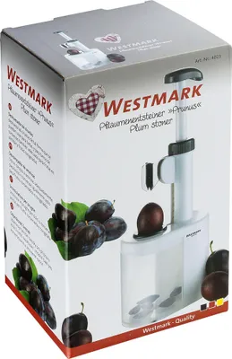 Produktbild von Westmark Prunus, Pflaume, Schwarz, Weiß, Kunststoff, Edelstahl, 109 mm, 67 mm, 265 mm