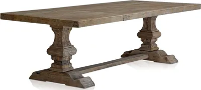 Produktbild von Casa Padrino Luxus Massivholz Esstisch Naturfarben - Esszimmer Möbel