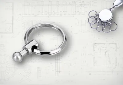 Produktbild von Ersatzring für PATENT Schlüsselanhänger ERSATZRING KYR60/CH SHINY