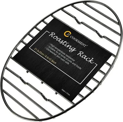 Produktbild von Grillrost mit Füßen für Ofen und Grill - Kühl- und Trockenrost, spülmaschinenfest