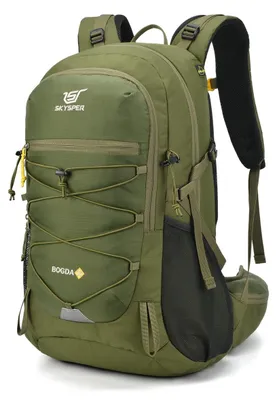 Produktbild von Wanderrucksack Trekkingrucksack Reiserucksack - 35 Liter - Wasserdicht - Leicht - Mit Regenhülle - Für Wandern und Reisen