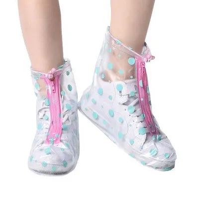 Produktbild von LA VAGUE SUNNY RAIN - Überziehschuhe TRANSPARENT / REGENTROPFEN Größe: S